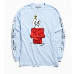Urban Outfitters Snoopy Mr. A Grin Long Sleeve Tee